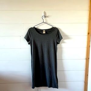 Gray tshirt dress